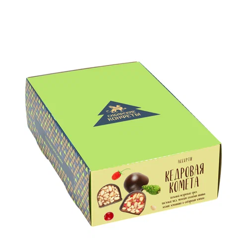  Кедровая комета Ассорти (9429) (классика, клюква, шишка, земляника), 540г   в Выксе