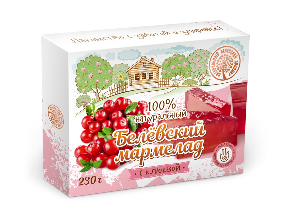  Мармелад белевский "Клюква" 230г в Выксе